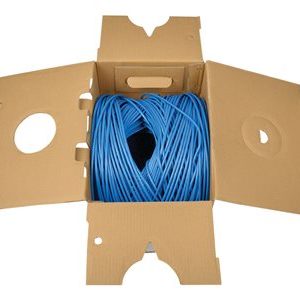 Tripp Lite   1000ft Cat5 / Cat5e Bulk Cable Solid CMR PVC Blue 1000′ bulk cable 1000 ft black N022-01K-BL