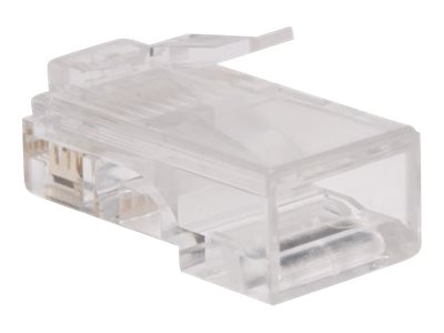 Tripp Lite   RJ45 for Flat Solid / Standard Conductor 4-Pair Cat5e Cat5 Cable 100 Pack network connector N030-100-FL