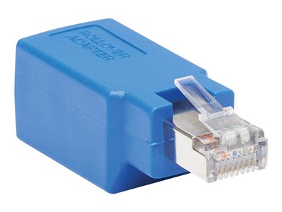 Tripp Lite   Cisco Serial Console Rollover Adapter (M/F) RJ45 to RJ45, Shielded, Blue serial adapter blue N034-001-SH