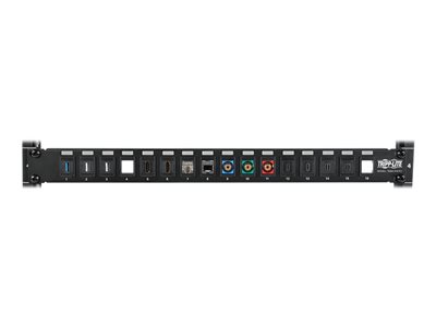 Tripp Lite   16-Port 1U Rack-Mount Unshielded Blank Keystone/Multimedia Patch Panel, RJ45 Ethernet, USB, HDMI, Cat5e/6 patch panel 1U 19″ N062-016-KJ