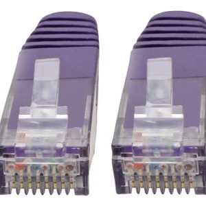 Tripp Lite   Premium Cat5/Cat5e/Cat6 Gigabit Molded Patch Cable, 24 AWG, 550 MHz/1 Gbps (RJ45 M/M), Purple, 6 ft. patch cable 6 ft purple N200-006-PU