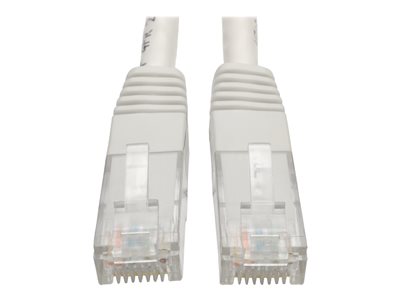 Tripp Lite   7ft Cat6 Gigabit Molded Patch Cable RJ45 M/M 550MHz 24 AWG White patch cable 7 ft white N200-007-WH