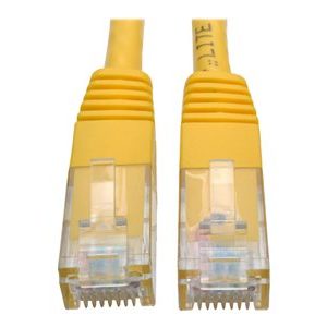 Tripp Lite   10ft Cat6 Gigabit Molded Patch Cable RJ45 MM 550MHz 24AWG Yellow patch cable 10 ft yellow N200-010-YW