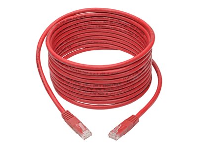 Tripp Lite   Premium Cat5/Cat5e/Cat6 Gigabit Molded Patch Cable, 24 AWG, 550 MHz/1 Gbps (RJ45 M/M), Red, 15 ft. patch cable 15 ft red N200-015-RD