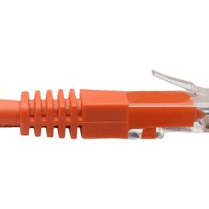 Tripp Lite   Premium Cat5/Cat5e/Cat6 Gigabit Molded Patch Cable, 24 AWG, 550 MHz/1 Gbps (RJ45 M/M), Orange, 25 ft. patch cable 25 ft orange N200-025-OR