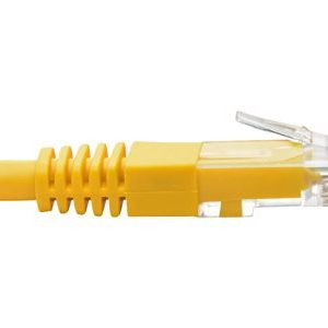 Tripp Lite   Premium Cat5/Cat5e/Cat6 Gigabit Molded Patch Cable, 24 AWG, 550 MHz/1 Gbps (RJ45 M/M), Yellow, 35 ft. patch cable 35 ft yellow N200-035-YW