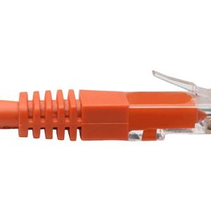 Tripp Lite   Premium Cat5/Cat5e/Cat6 Gigabit Molded Patch Cable, 24 AWG, 550 MHz/1 Gbps (RJ45 M/M), Orange, 50 ft. patch cable 50 ft orange N200-050-OR