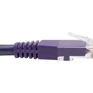 Tripp Lite   Premium Cat5/Cat5e/Cat6 Gigabit Molded Patch Cable, 24 AWG, 550 MHz/1 Gbps (RJ45 M/M), Purple, 50 ft. patch cable 50 ft purple N200-050-PU