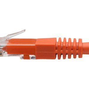 Tripp Lite   Premium Cat5/Cat5e/Cat6 Gigabit Molded Patch Cable, 24 AWG, 550 MHz/1 Gbps (RJ45 M/M), Orange, 100 ft. patch cable 100 ft orange N200-100-OR