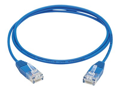 Tripp Lite   Cat6 Gigabit Ethernet Cable Molded Ultra-Slim RJ45 M/M Blue 3ft network cable 3 ft blue N200-UR03-BL