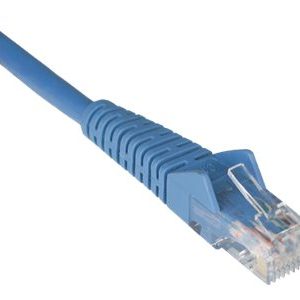 Tripp Lite   1ft Cat6 Gigabit Snagless Molded Patch Cable RJ45 M/M Blue 1′ 50 Bulk Pack patch cable 1 ft blue N201-001-BL50BP