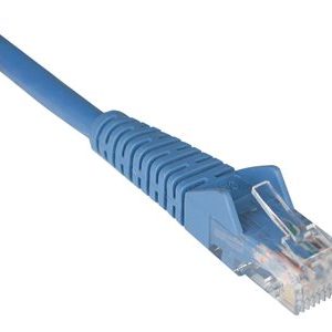 Tripp Lite   1ft Cat6 Gigabit Snagless Molded Patch Cable RJ45 M/M Blue 1′ patch cable 1 ft blue N201-001-BL