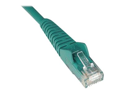 Tripp Lite   1ft Cat6 Gigabit Snagless Molded Patch Cable RJ45 M/M Green 1′ patch cable 1 ft green N201-001-GN
