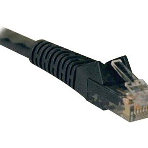 Tripp Lite   Cat6 Gigabit Snagless Molded Patch Cable RJ45 50 Pc Bulk Pack 2′ patch cable 2 ft black N201-002-BK50BP
