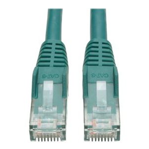 Tripp Lite   2ft Cat6 Gigabit Snagless Molded Patch Cable RJ45 M/M Green 2′ patch cable 2 ft green N201-002-GN