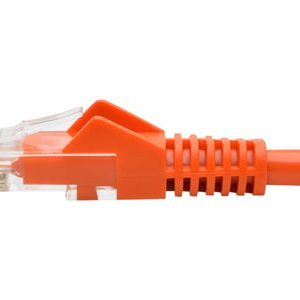 Tripp Lite   2ft Cat6 Snagless Molded Patch Cable UTP Orange RJ45 M/M 2′ patch cable 2 ft orange N201-002-OR