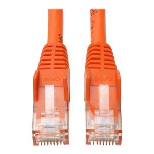 Tripp Lite   3ft Cat6 Gigabit Snagless Molded Patch Cable RJ45 M/M Orange 3′ patch cable 3 ft orange N201-003-OR