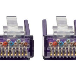 Tripp Lite   6ft Cat6 Snagless Molded Patch Cable UTP Purple RJ45 M/M 6′ patch cable 6 ft purple N201-006-PU