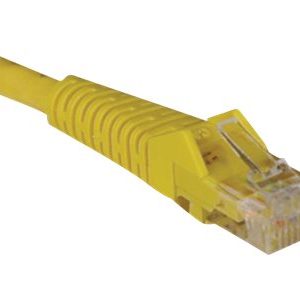 Tripp Lite   6ft Cat6 Gigabit Snagless Molded Patch Cable RJ45 M/M Yellow 6′ patch cable 6 ft yellow N201-006-YW