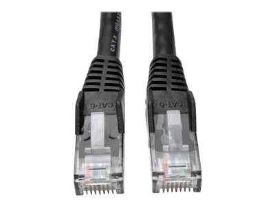 Tripp Lite   7ft Cat6 Gigabit Snagless Molded Patch Cable RJ45 M/M Black 7′ 50 Bulk Pack patch cable 7 ft black N201-007-BK50BP