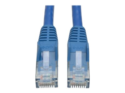 Tripp Lite   10ft Cat6 Gigabit Snagless Molded Patch Cable RJ45 M/M Blue 10′ patch cable 10 ft blue N201-010-BL