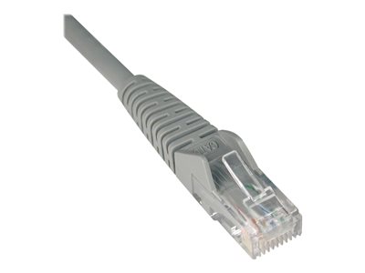 RJ45 M/M Tripp Lite Cat6 Gigabit Snagless Molded Patch Cable 10-ft. - Gray N201-010-GY