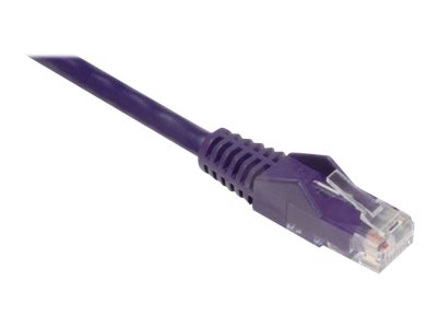 Tripp Lite   10ft Cat6 Gigabit Snagless Molded Patch Cable RJ45 M/M Purple 10′ patch cable 10 ft purple N201-010-PU