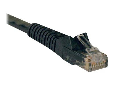 Tripp Lite   15ft Cat6 Gigabit Snagless Molded Patch Cable RJ45 M/M Black 15′ patch cable 15 ft black N201-015-BK