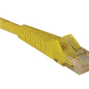 Tripp Lite   15ft Cat6 Gigabit Snagless Molded Patch Cable RJ45 M/M Yellow 15′ patch cable 15 ft yellow N201-015-YW