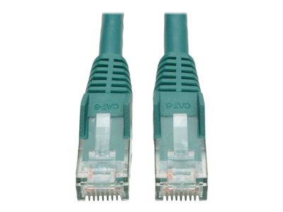 Tripp Lite   35ft Cat6 Gigabit Snagless Molded Patch Cable RJ45 M/M Green 35′ patch cable 35 ft green N201-035-GN