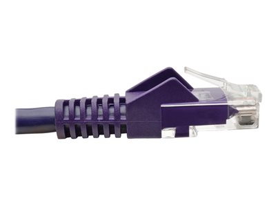 Tripp Lite   Premium Cat6 Gigabit Snagless Molded UTP Patch Cable, 24 AWG, 550 MHz/1 Gbps (RJ45 M/M), Purple, 50 ft. patch cable 50 ft purple N201-050-PU