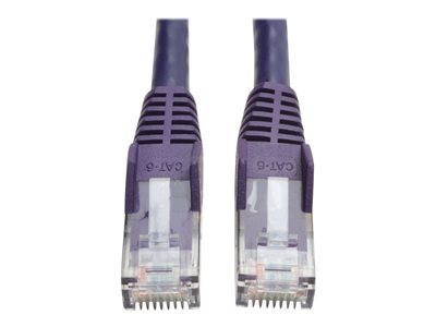 Tripp Lite   125ft Cat6 Gigabit Snagless Molded Patch Cable RJ45 M/M Purple 125′ patch cable 125 ft purple N201-125-PU