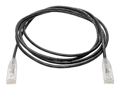 Tripp Lite   Cat6 UTP Patch Cable (RJ45) M/M, Gigabit, Snagless, Molded, Slim, Black, 7 ft. patch cable 7 ft black N201-S07-BK