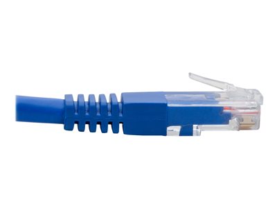 Tripp Lite   Cat6 Patch Cable Right-Angled RJ45 UTP Gbe Molded M/M Blue 1ft patch cable 1 ft blue N204-001-BL-RA