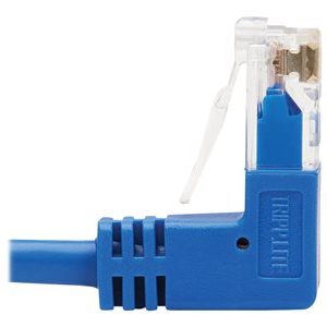 Tripp Lite   Up/Down-Angle Cat6 Gigabit Molded Slim UTP Ethernet Cable (RJ45 Up-Angle M to RJ45 Down-Angle M), Blue, 2 ft. patch cable 2 ft… N204-S02-BL-UD