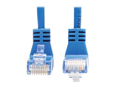 Tripp Lite   Up/Down-Angle Cat6 Gigabit Molded Slim UTP Ethernet Cable (RJ45 Up-Angle M to RJ45 Down-Angle M), Blue, 7 ft. patch cable 7 ft… N204-S07-BL-UD