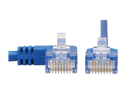 Tripp Lite   Left-Angle Cat6 Gigabit Molded Slim UTP Ethernet Cable (RJ45 Left-Angle M to RJ45 M), Blue, 20 ft. patch cable 20 ft blue N204-S20-BL-LA