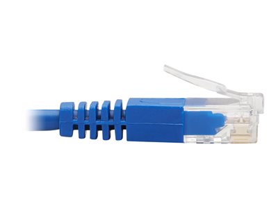 Tripp Lite   Up-Angle Cat6 Gigabit Molded Slim UTP Ethernet Cable (RJ45 Right-Angle Up M to RJ45 M), Blue, 20 ft. patch cable 20 ft blue N204-S20-BL-UP