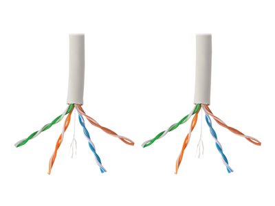 Tripp Lite   1000FT PVC CMR CAT 6 SOLID UTP BULK CABLE White 1000′ bulk cable 1000 ft N222-01K-WH