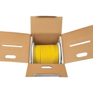 Tripp Lite   1000ft Cat6 Gigabit Bulk Cable Solid Core CMR PVC Yellow 1000′ bulk cable TAA Compliant 1000 ft yellow N222-01K-YW