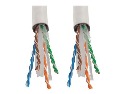 Tripp Lite   Cat6 Ethernet Bulk Cable CMP-LP 0.5A Plenum, 100W High-Power PoE & PoE++, Solid 23 AWG, White, 1000 ft. bulk cable 1000 ft wh… N224-01K-WH-LP5