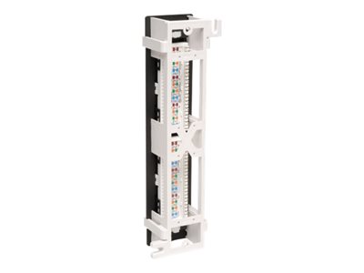 Tripp Lite 12 Port Cat6 Cat5 Patch Panel Wall Mount Vertical 110