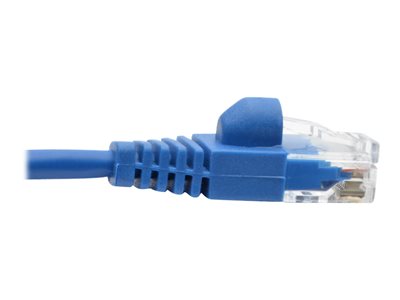 Tripp Lite   Cat6a 10G Snagless Molded Slim UTP Network Patch Cable (RJ45 M/M), Blue, 1 ft. patch cable 1 ft blue N261-S01-BL