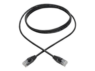 Tripp Lite   Cat6a 10G Snagless Molded Slim UTP Network Patch Cable (RJ45 M/M), Black, 6 ft. patch cable 6 ft black N261-S06-BK