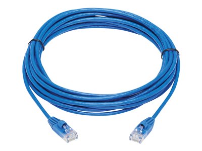 Tripp Lite   Cat6a 10G Snagless Molded Slim UTP Ethernet Cable (RJ45 M/M), Blue, 15 ft. patch cable 15 ft blue N261-S15-BL