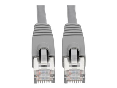 Tripp Lite   Cat6a 10G-Certified Snagless Shielded STP Ethernet Cable (RJ45 M/M), PoE, Gray, 2 ft. patch cable 2 ft gray N262-002-GY