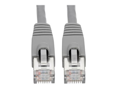 Tripp Lite   Cat6a 10G-Certified Snagless Shielded STP Ethernet Cable (RJ45 M/M), PoE, Gray, 6 ft. patch cable 6 ft gray N262-006-GY