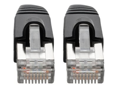 Tripp Lite   Cat6a 10G-Certified Snagless Shielded STP Network Patch Cable (RJ45 M/M), PoE, Black, 20 ft. patch cable 20 ft black N262-020-BK