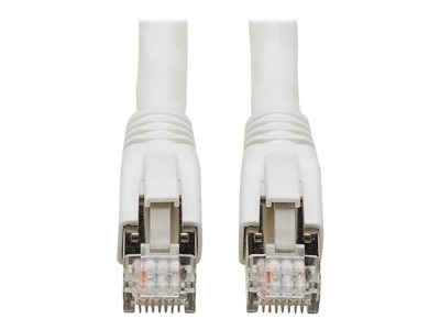 Tripp Lite   Cat8 25G/40G-Certified Snagless S/FTP Ethernet Cable (RJ45 M/M), PoE, White, 6 ft. patch cable 6 ft white N272-006-WH