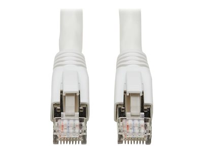 Tripp Lite   Cat8 25G/40G-Certified Snagless Shielded S/FTP Network Ethernet Cable (RJ45 M/M), PoE, White, 15.24 m patch cable 50 ft white N272-050-WH